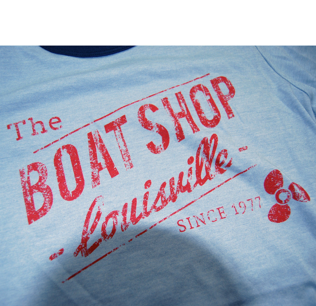 Women's Boat Shop Ringer T Shirt – Boat Up