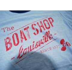 Women's Boat Shop Ringer T Shirt
