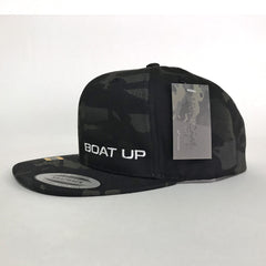 Premium Classic Snapback - Black Camo