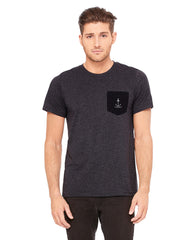 Men's Anchor Pocket T Shirt - Gray