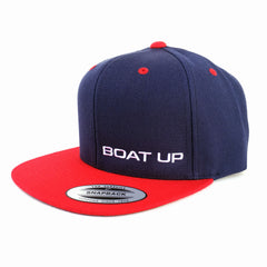 Premium Classic Snapback - Red/Navy